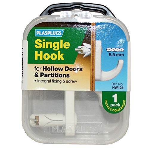 Plasplug HW124 White Single Hook (card 1) - Auto & Motorcycle Amazon Germany à 7.02€