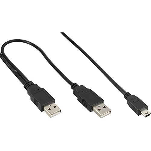InLine 33107X - Cable USB (1 m, Mini-USB B, 480 Mbit/s... - High-Tech & Électronique Amazon Espagne à 8.14€
