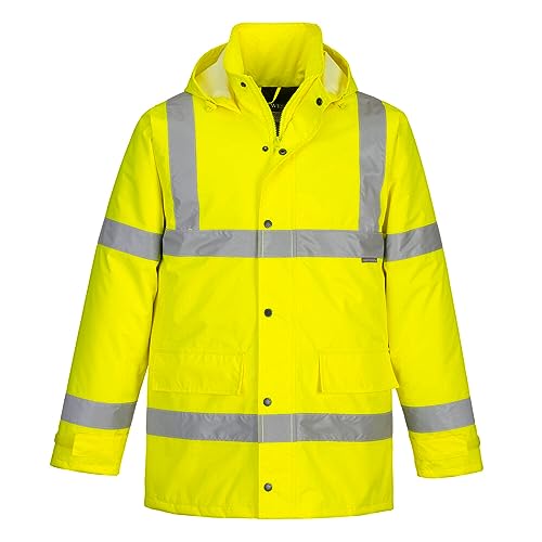 Portwest Parka Hi-Vis Traffic, Couleur: Jaune, Taille: M... - Bricolage & Outils Amazon France à 26.80€