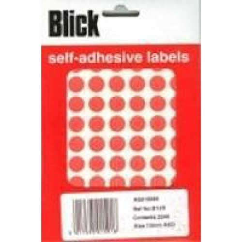 Blick Labels, Red, Self Adhesive Stickers Office Pack... - Fournitures Bureau Amazon Royaume-Uni à 4.75€