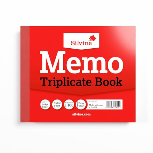 Silvine Triplicate Invoice Book - Numbered 1-100 with index... - Maison & Cuisine en promo à 13.00€