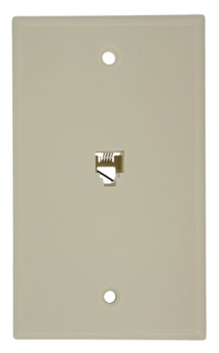Leviton Standard prise téléphonique murale, 6P4 C, bornes à... - Bricolage & Outils Amazon France à 15.29€