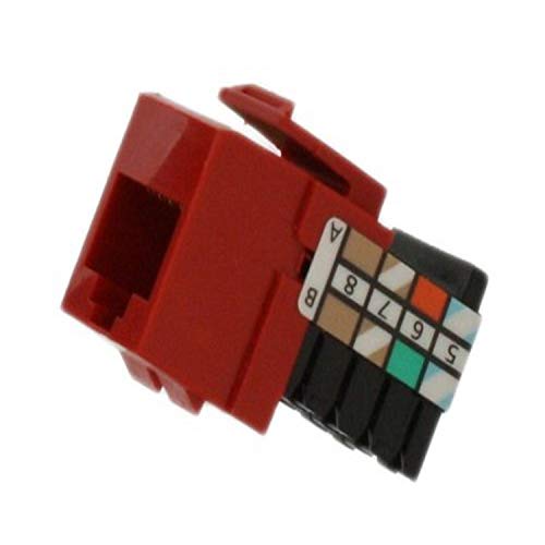 Leviton QuickPort connecteur de catégorie 3, 41108-RC3 - Animalerie Amazon France à 11.24€