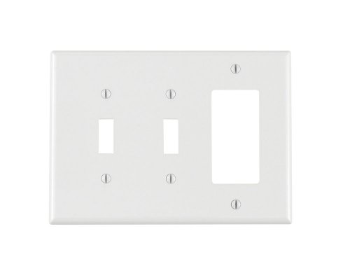 Leviton PJ226-W WH WP 3G 2TGL 1DECO Midway Nylon - Maison & Cuisine Amazon France à 9.28€
