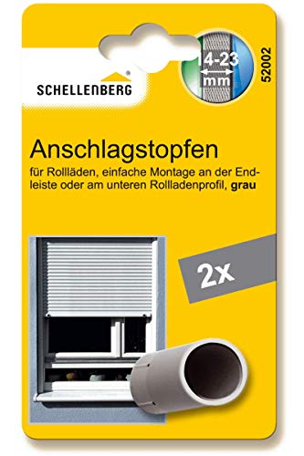 Schellenberg Stopper Pack of 2 Plugs, Grey, 52002 - Maison & Cuisine Amazon Royaume-Uni à 2.85€