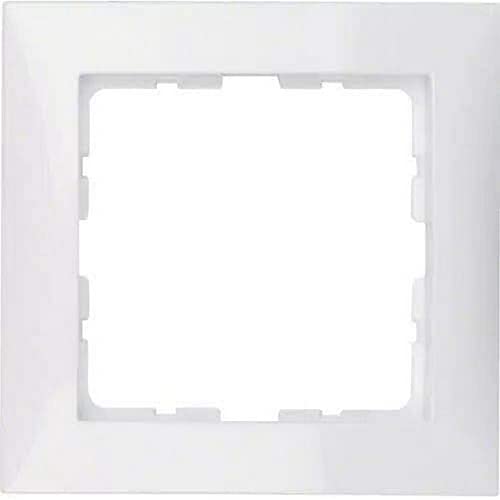 Hager Berker, 10118989, Frame, 1 x S1, Glossy, Polar White - Deal Amazon à 6.00€