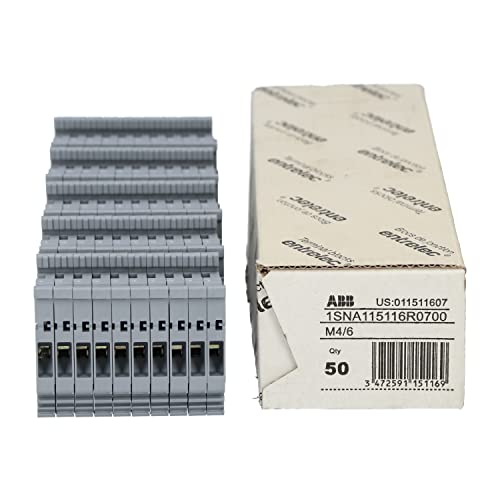 ABB 1sna115116r0700 Grey Terminal Block – Terminal Blocks... - High-Tech & Électronique en promo à 1.67€