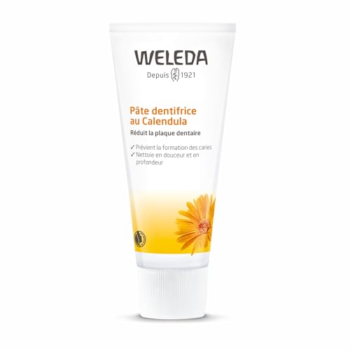 WELEDA - Pâte dentifrice au Calendula - Réduit la plaque... en promo à 3,55€ (-31%) sur Amazon FR