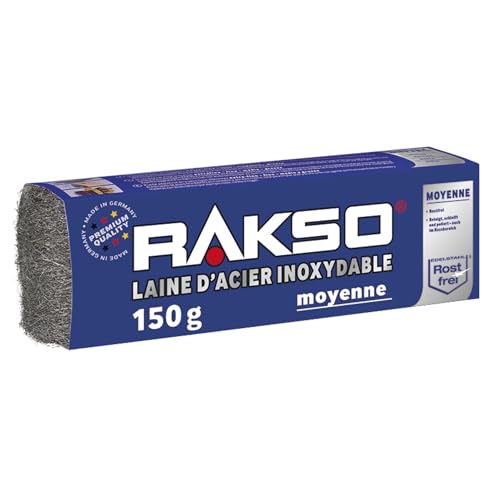 RAKSO Laine d'acier moyenne - 150g, 1 banderole... - Sports & Fitness Amazon France à 8.82€