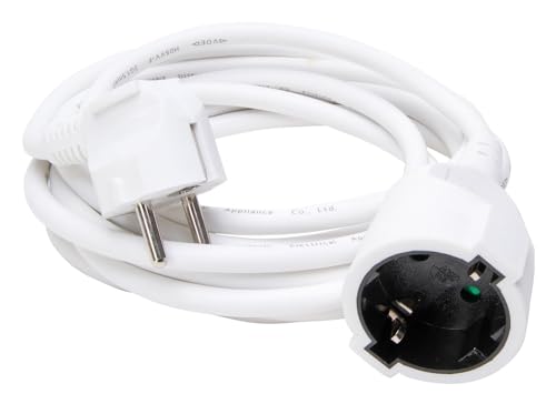Kopp 143201018 Schutzkontaktverlängerung 3 m, weiß - High-Tech & Électronique en promo à 12.10€