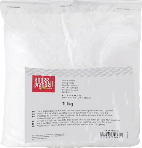 Gütermann / KnorrPrandell 8298246 - Wachslinsen 1Kg - Home & Kitchen Amazon Germany à 8.13€