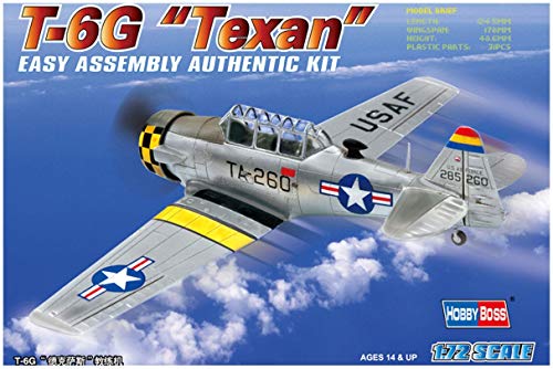 Hobbyboss Kit de Montage Authentique T-6G Texan à l'échelle... - Jouets & Jeux Amazon France à 13.72€