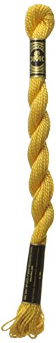 DMC 115 3-743 Pearl Cotton Thread, Medium Yellow - Loisirs Créatifs en promo à 3.99€
