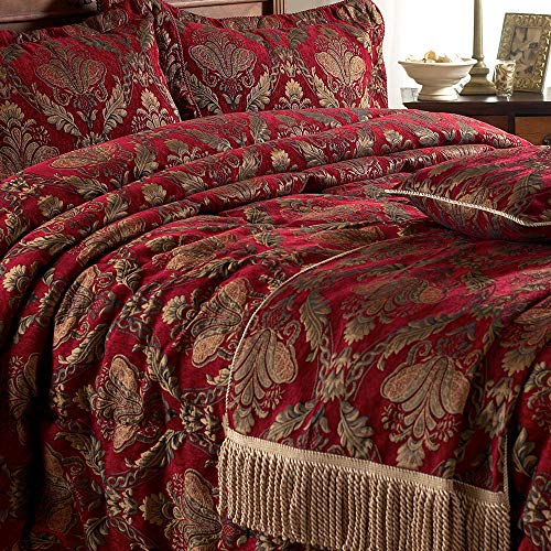 Paoletti Shiraz Throw Bed Runner – Embroidered Damask... - Maison & Cuisine Amazon Royaume-Uni à 72.97€