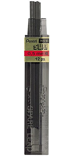 Pentel C505-hb Paquete 12 Lápiz Cables 0.5mm HB - HB, 0.5mm... - Fournitures Bureau en promo à 1.89€