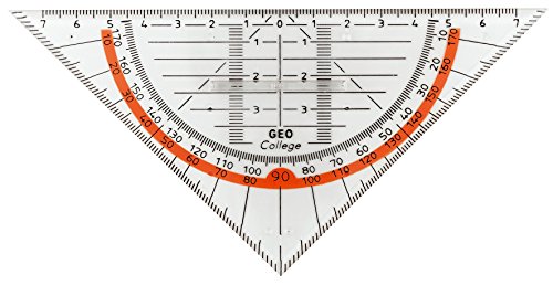 geotec – Geometría Triángulo GeoCollege, poliestireno, 16... - Auto & Motorcycle Amazon Spain à 4.85€