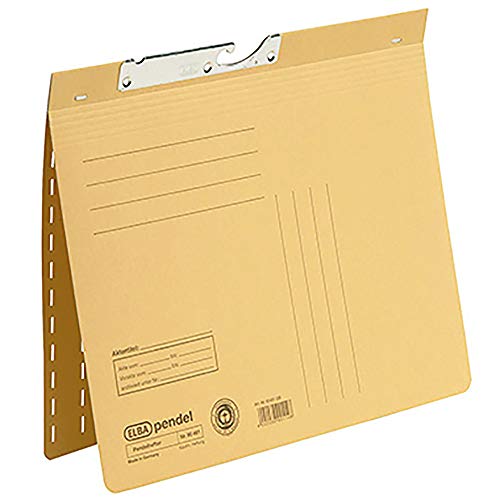 Elba 100560101 A4 Carton Jaune dossier suspendu - Dossiers... - Auto & Moto Amazon France à 12.71€