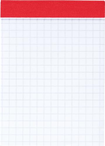 BRUNNEN Notizblock | A7, kariert, 50 Blatt, rot - Bon plan à 0.79€