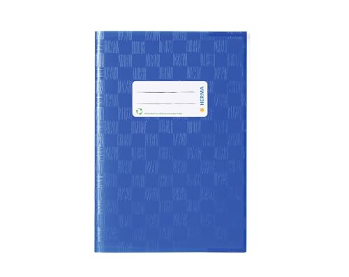 HERMA Couverture de cahier A5 raphia bleu, avec étiquette... - Amazon France à 0.95€