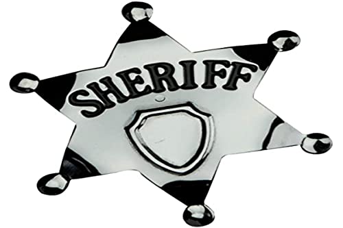 Smiffys Sheriffstern-Abzeichen, Metall, 65mm Halloween - Amazon Allemagne à 2.09€