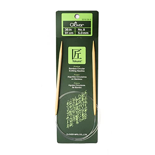 Size 8 Bamboo Circular Knitting Needles 36" 3016 36-8 - Maison & Cuisine Amazon Allemagne à 17.89€