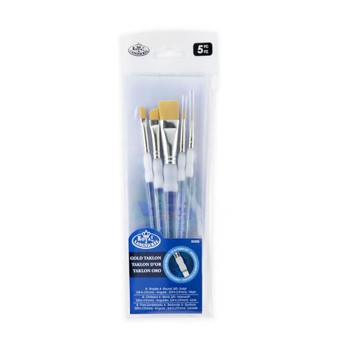 Royal & Langnickel Soft Grip Paint Brushes (5 Piece Brush... - Beauté & Parfums Amazon Allemagne à 10.66€