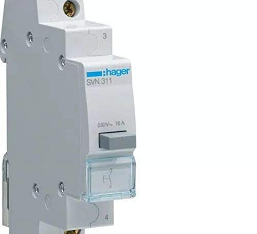 Hager SVN311 Button - 1na Size, 250 V 16a - Amazon Royaume-Uni à 14.33€