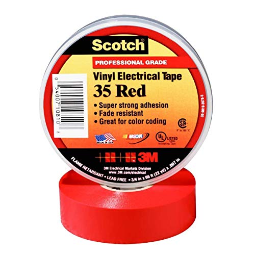 3M Scotch 10810 Vinyl Electrical Color Coding Tape, 0 to... - Fournitures Bureau Amazon Espagne à 8.45€