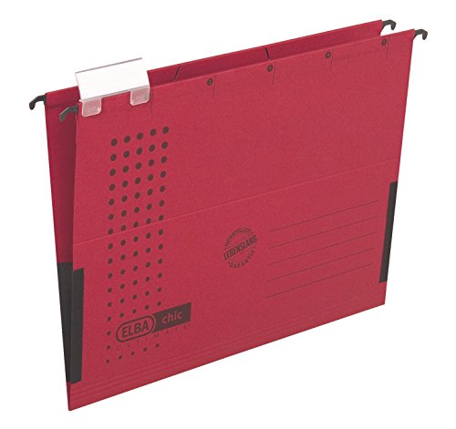 Elba Chic Ultimate A4 Cartón Rojo archivador colgante... - Maison & Cuisine Amazon Espagne à 14.13€