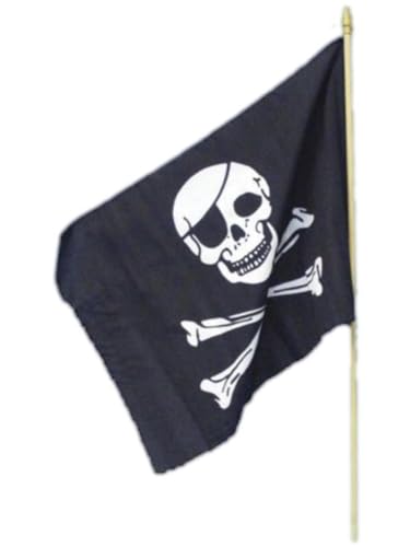 Smiffys Drapeau de pirate, 45x30cm / 18inx12in Halloween... - Jouets & Jeux Amazon France à 0.69€