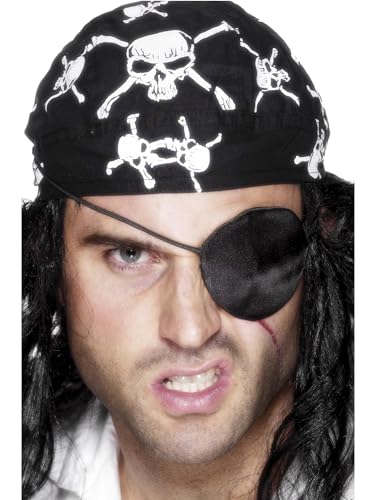 Deluxe Pirate Eyepatch, Black, Satin - Jouets & Jeux Amazon Italie à 2.29€