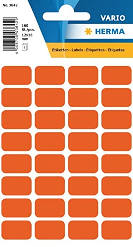 HERMA 3642 Vielzweck-Etiketten, 160 Stück, 12 x 18 mm, 32... - Bon plan à 2.39€