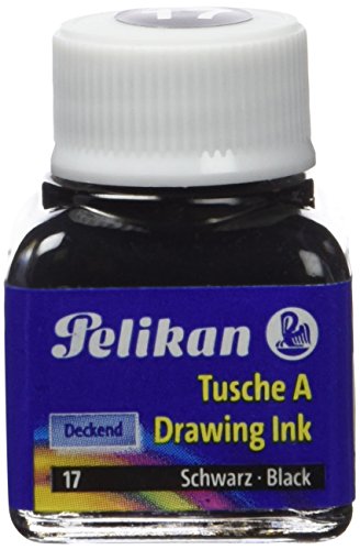 Pelikan - 0AUC17 - Inchiostro di China 523-17 colore Nero... - Fournitures Bureau en promo à 2.90€
