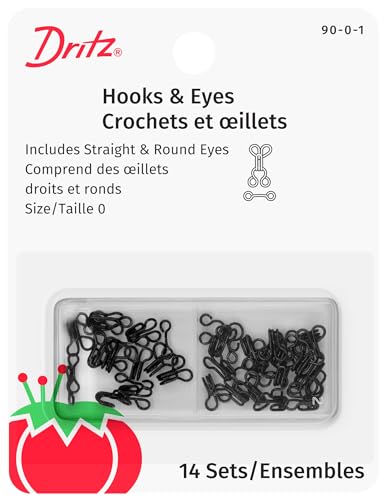 Dritz Haken & Ösen, Größe 0, Schwarz - Maison & Cuisine Amazon Allemagne à 6.41€