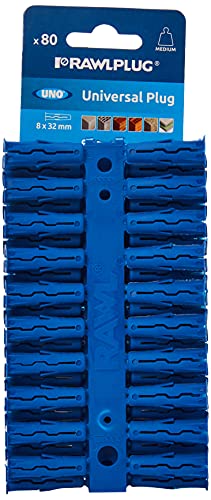 Rawlplug Uno Universal Contract Wallplug 8 mm Blue | Rawl... - Deal Amazon à 2.29€