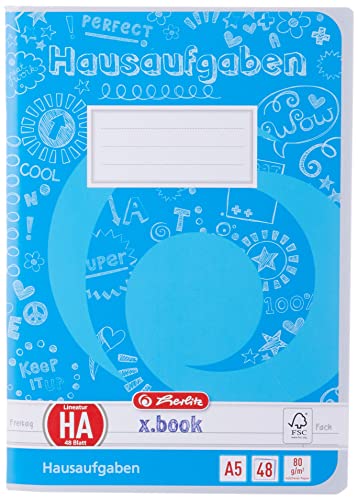 Herlitz Cahier de devoirs Format A5, 48 feuilles (français... en promo à 6,13€ (-46%) sur Amazon FR
