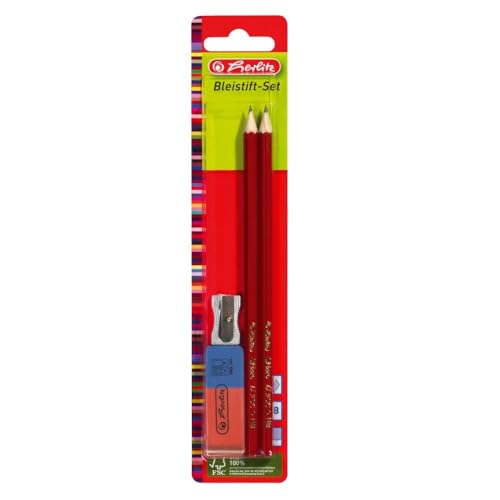 Herlitz Bleistift-Set: 2 Bleistifte aus FSC Holz, 1... - Maison & Cuisine Amazon Allemagne à 2.19€