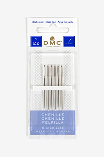 DMC - Aiguilles Chenille | Pack de 6 Aiguilles à Broder... - Maison & Cuisine Amazon France à 6.10€