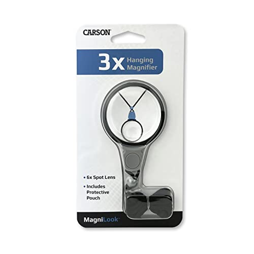 Carson LK-10 MagniLook Pendant 3x Magnifier with Neck Cord... - High-Tech & Électronique en promo à 6.99€