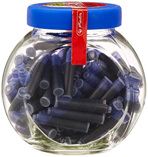 Herlitz Tintenpatronen Im Glas mit Schraubverschluß, 100... - Maison & Cuisine en promo à 3.55€