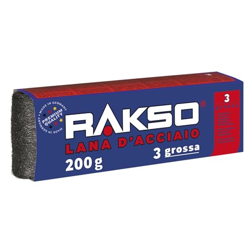 RAKSO lana d'acciaio grossa 3, 200g, 1 fascia, rafforzare... en promo à 5,30€ (-73%) sur Amazon IT