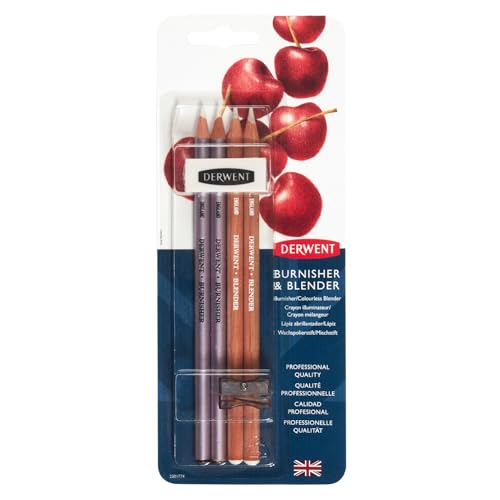 Derwent Blender & Burnisher Pencil Blister Pack, Set Of 4... - Deal du jour à 2.50€