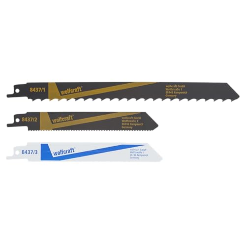 wolfcraft Set di lame per elettroseghe a gattuccio da 3... - Bricolage & Outils Amazon Italie à 10.50€