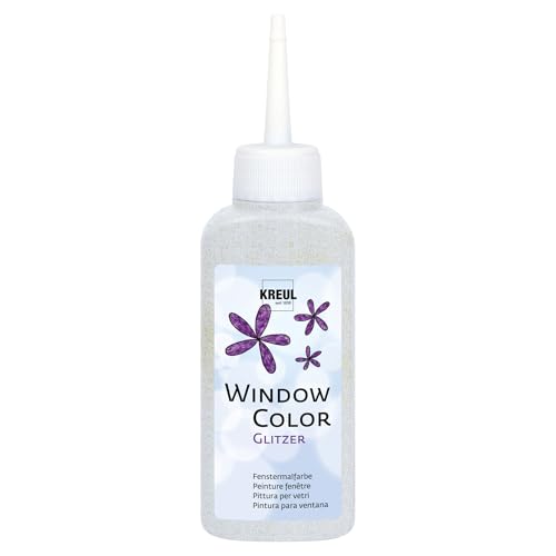 KREUL 42728 - Window Color glitter argento 80 ml, vernice... - Maison & Cuisine Amazon Italie à 4.69€