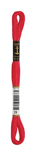 Anchor 4635000-00029 Fil à Broder Coton Rouge - Loisirs Créatifs Amazon France à 6.12€