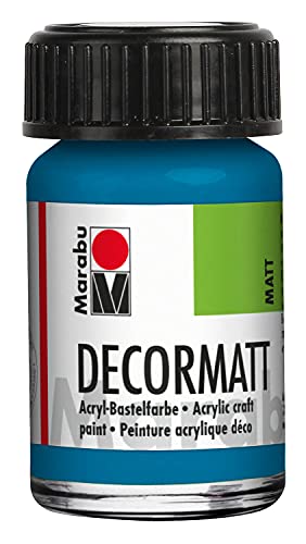 Marabu 14010039056 - Decormatt Acryl Cyan 056, 15 ml... - Maison & Cuisine Amazon Allemagne à 3.88€