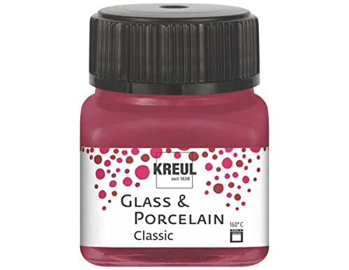 Kreul 16207 - Glass & Porcelain Classic Rouge Grenat, en... - Home & Kitchen Amazon France à 3.09€