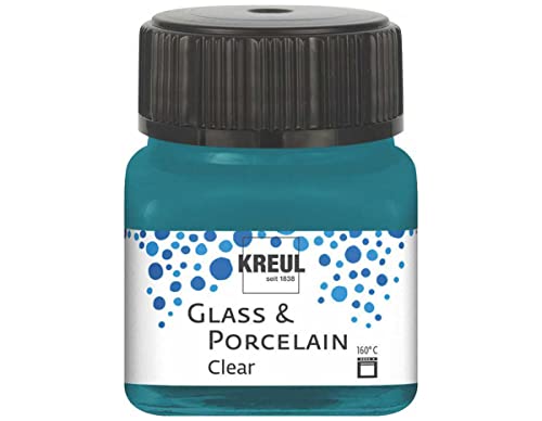Kreul 16216 - Glass & Porcelain Clear Turquoise, en Pot de... - Home & Kitchen Amazon France à 3.09€