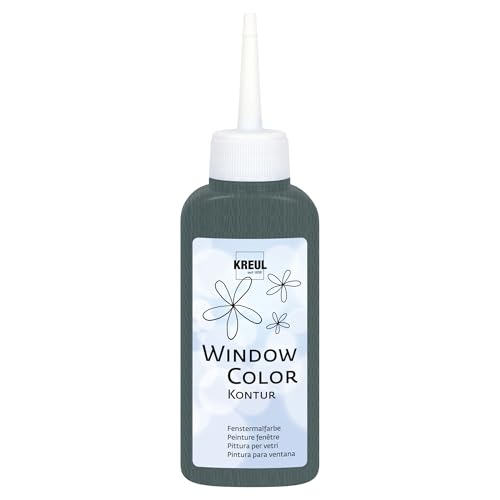 KREUL 42771 - Pintura para contornos Window Color, gris 80... - Amazon Espagne à 4.79€