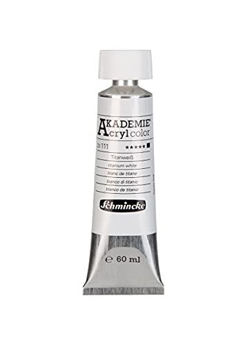 Schmincke - AKADEMIE® Acryl color, Blanc de titane en tube... - Loisirs Créatifs en promo à 6.99€